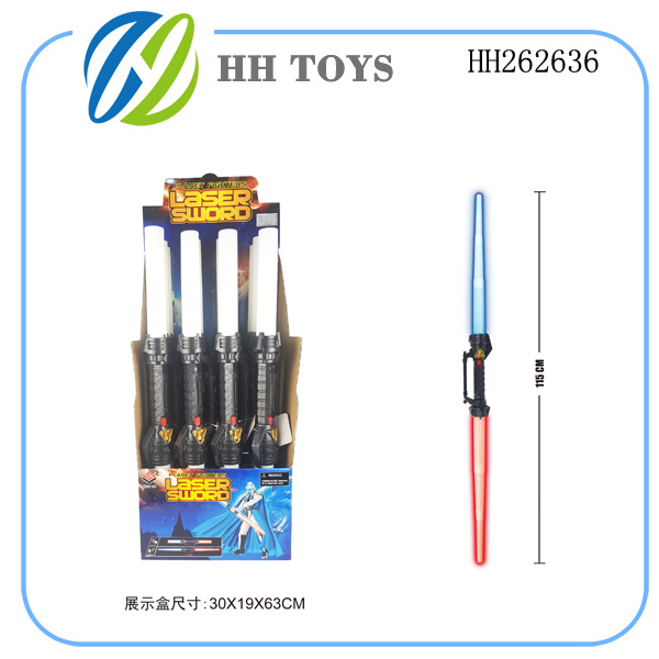 双刃灯光声音太空剑(12PCS)
