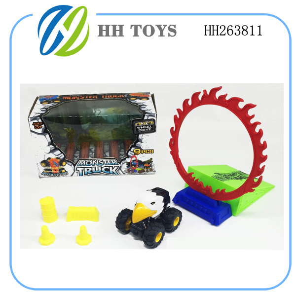 Animal car platform jumping suit