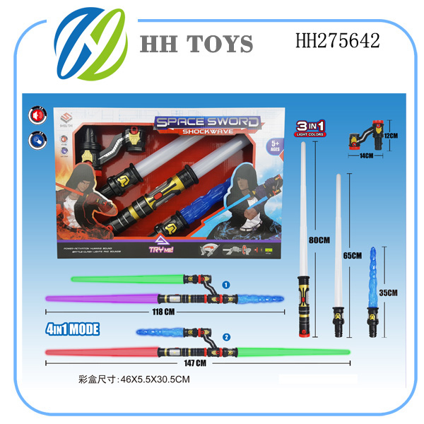 4 Unity Light Sound Telescopic Sword