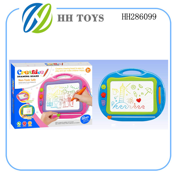 Color magnetic writing pad