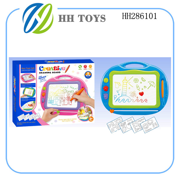 Color magnetic writing pad