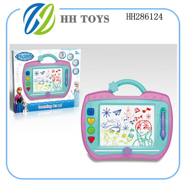 Snow princess color magnetic writing pad