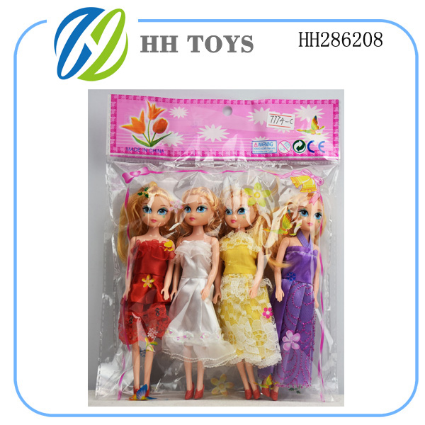 4 7-inch solid flower fairies