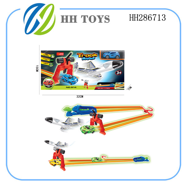 Ejection aircraft theme luminous rail car