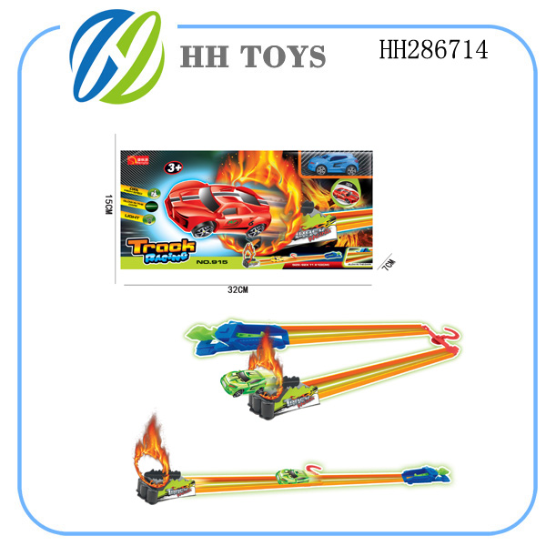 Ejector ring theme luminous rail car