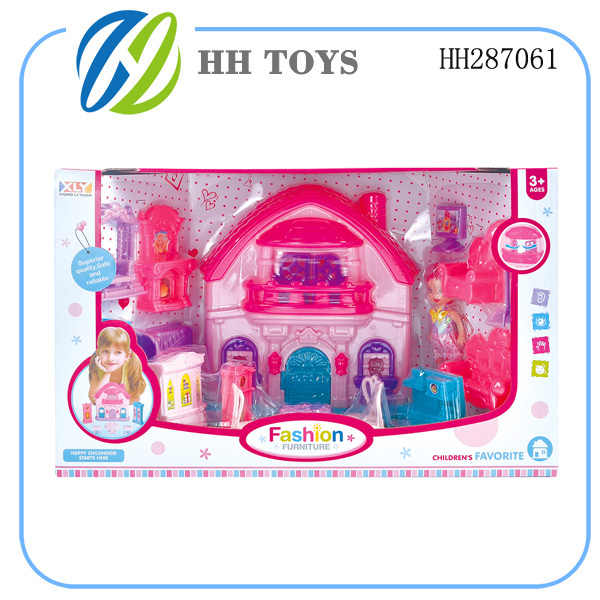 Furniture castle + doll