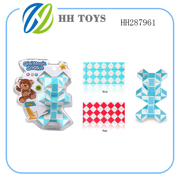 The 72 - segment two - color magic ruler bear