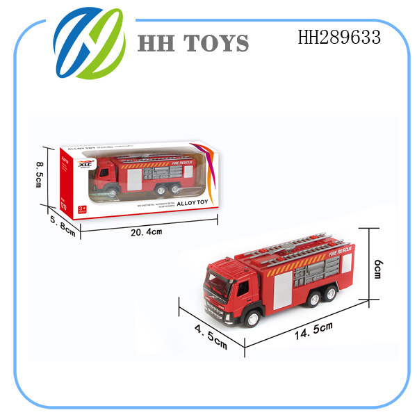 1:50合金消防水车