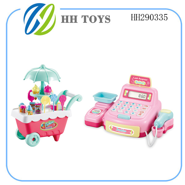 Ice cream cart + cash register