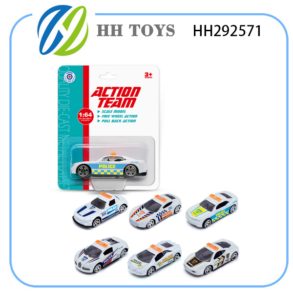1：64滑行合金警车