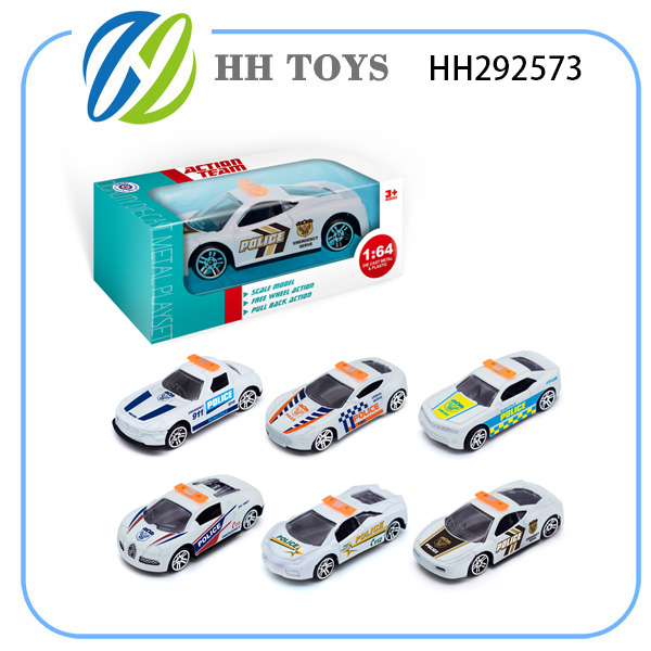1：64滑行合金警车