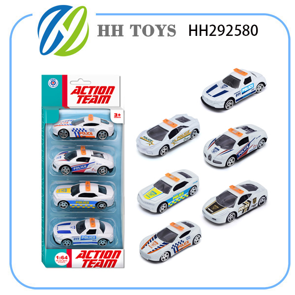 回力合金警车（4只庄）