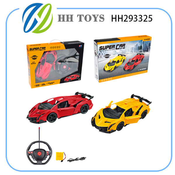1：18四通开门遥控车（1款2色混装）