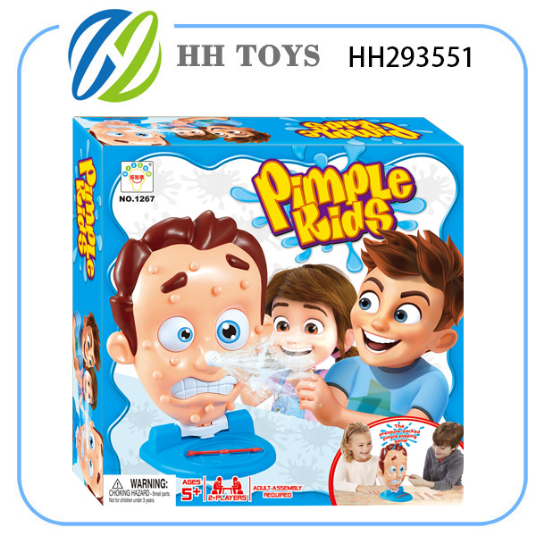 Water spray acne child