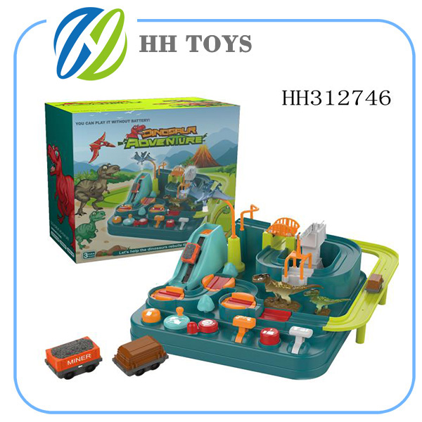 Dinosaur  adventure 2pcs car