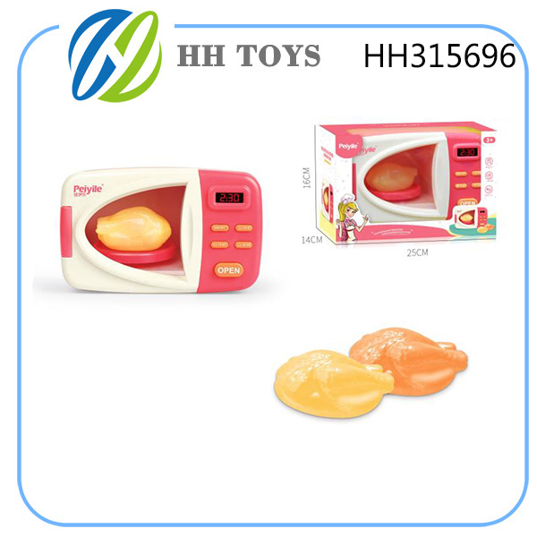 Color changing microwave oven