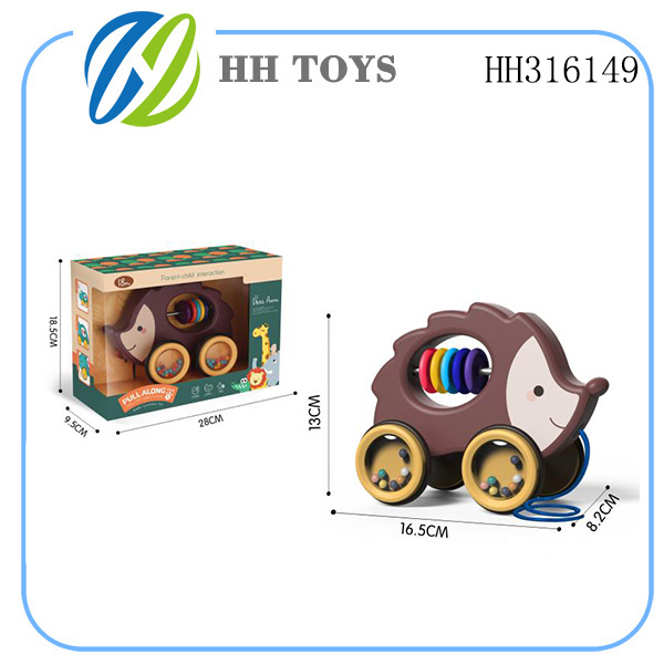 Drag toy Doodle little hedgehog