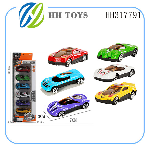 Alloy car 6pcs
