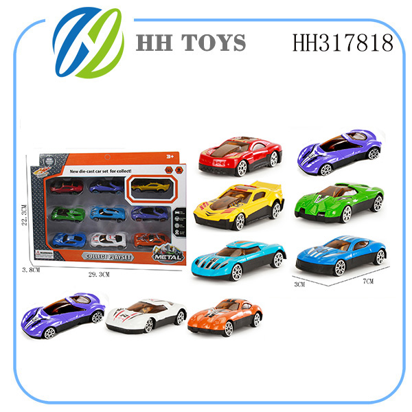 Alloy car 9pcs