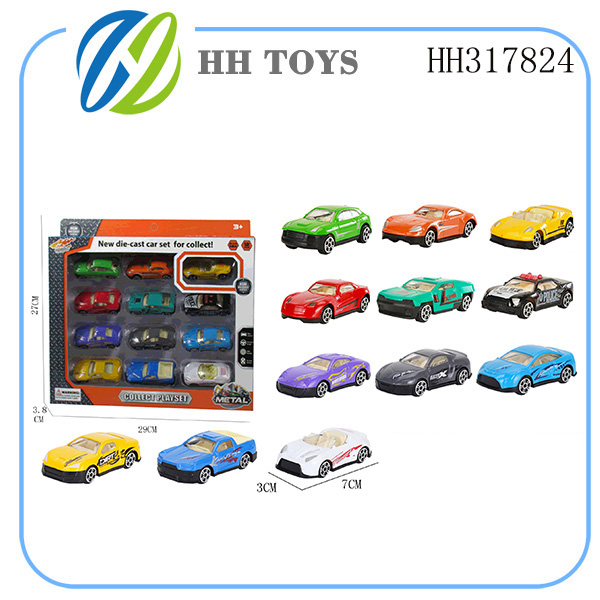 Alloy car 12pcs
