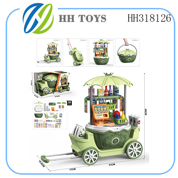 Supermarket shopping Princess cart