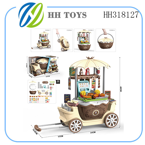Hamburger shop Princess car