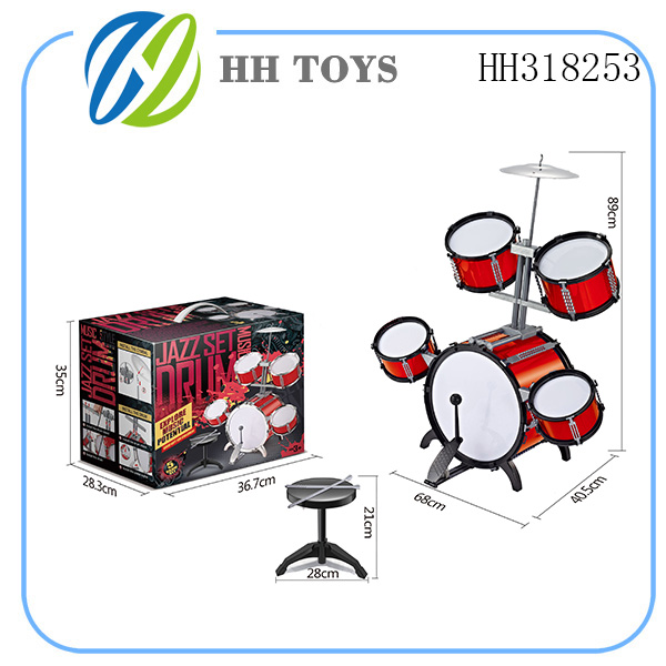 Jazz drum suit  red