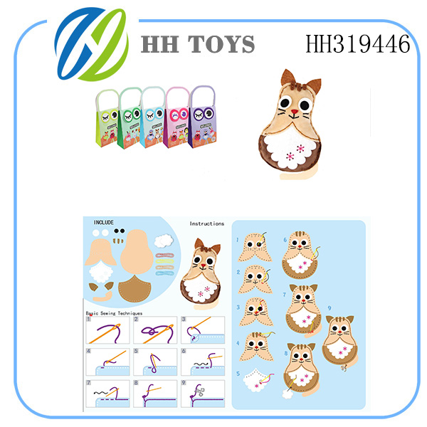 DIY礼袋套娃猫咪