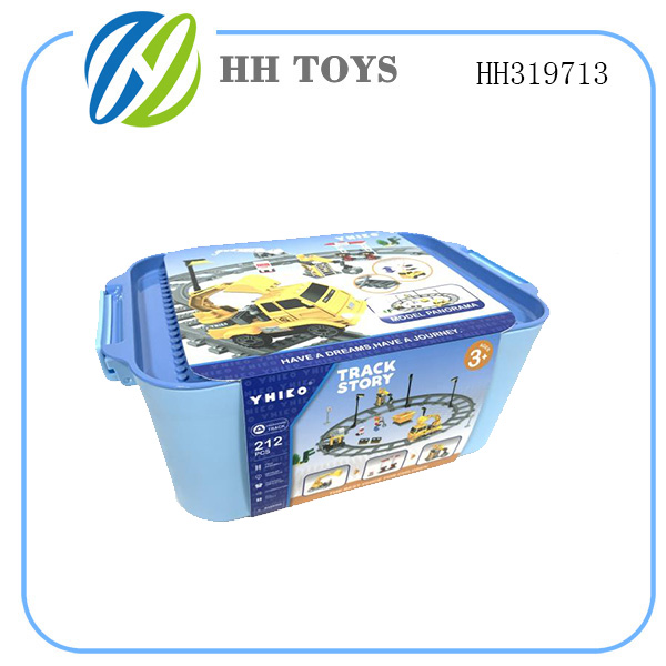 Engineering scene B/O Building blocks track