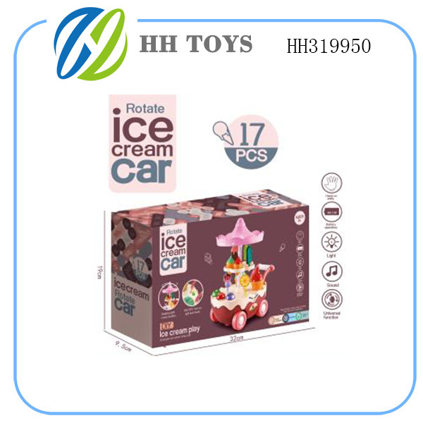 扮家家电动万向旋转雪糕车