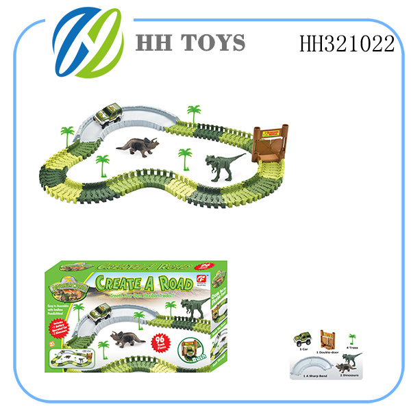 B/O rail track car