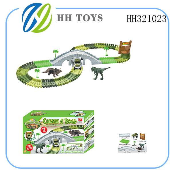 B/O rail track car