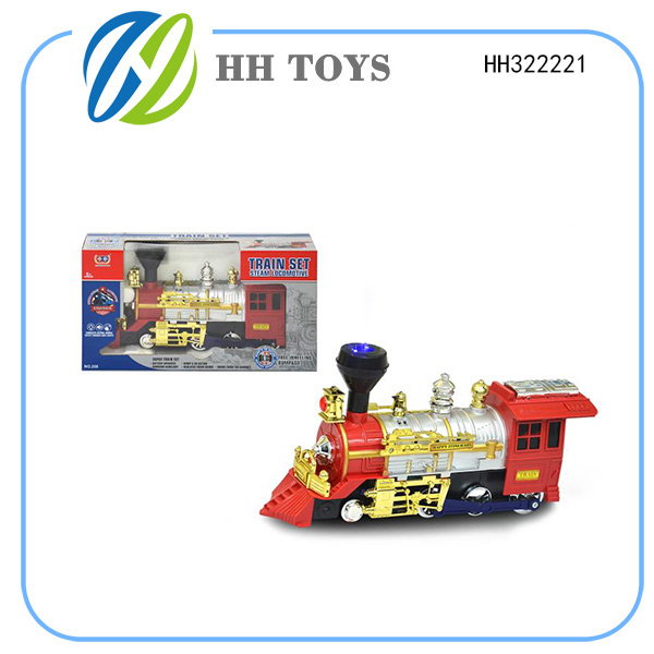 电动灯光音乐雾化冒烟火车（可重复加水）