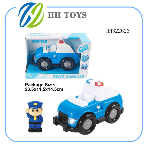 police car with Light music