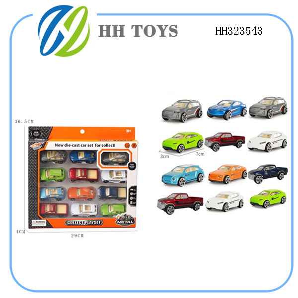 Alloy car 12PCS