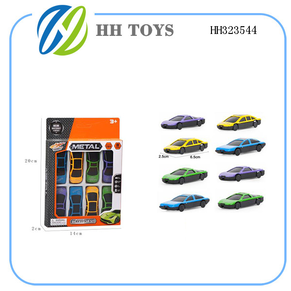 Alloy car 8PCS