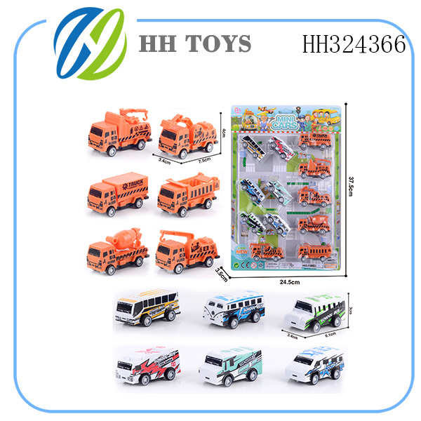 recoil car 12PCS