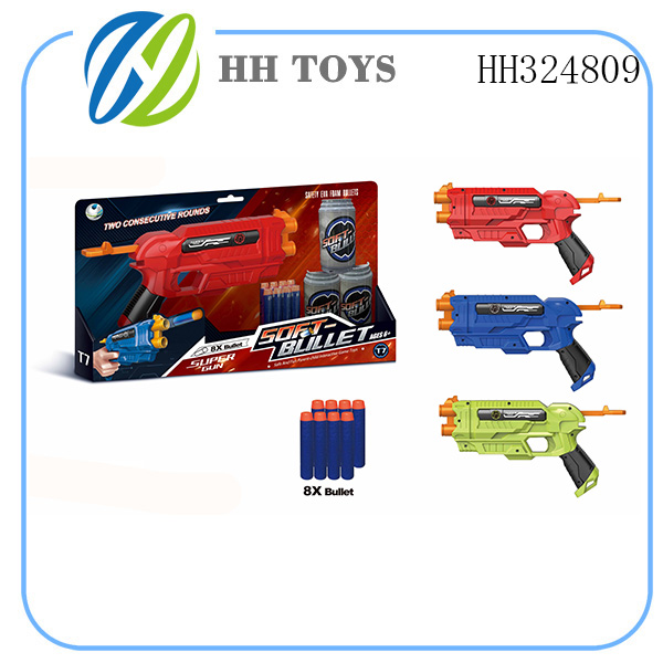 Soft bullet gun