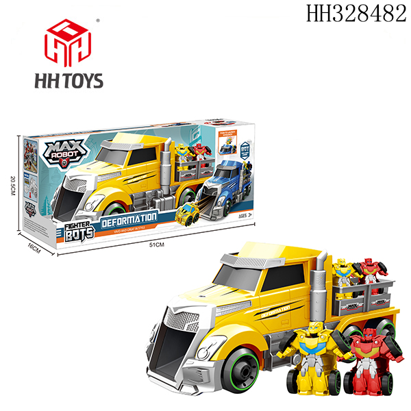黄色大拖头车
