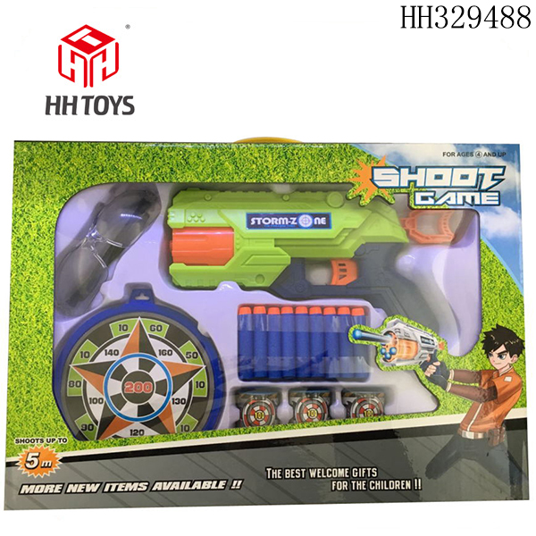 Soft bullet gun suit