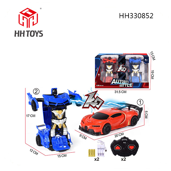 1：20 两通对战碰撞变形遥控车