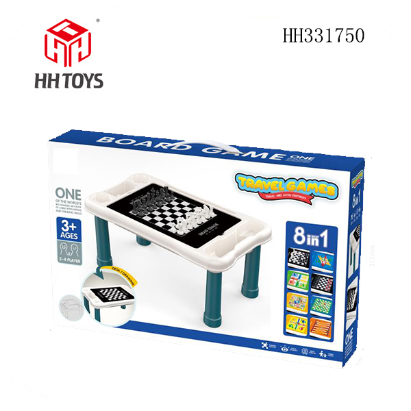 8-in-1 chess table