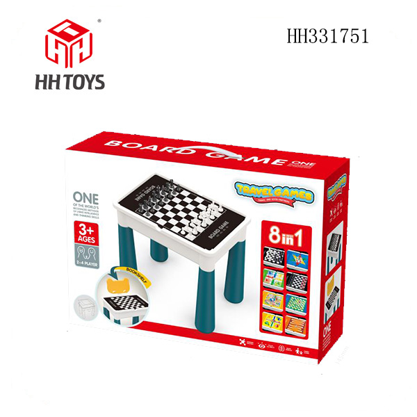 8-in-1 chess table