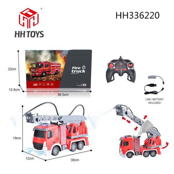 1:24 R/C 7-channel fire truck