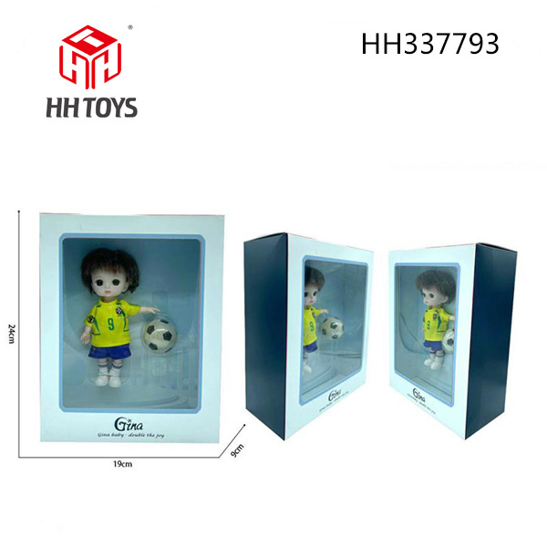 6寸3D真眼珠娃娃