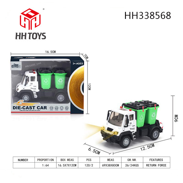 1:64 Alloy Sanitation vehicle