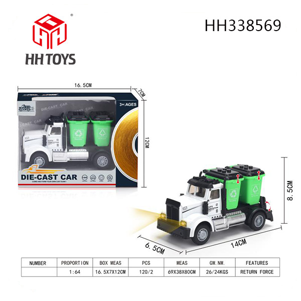 1:64 Alloy Sanitation vehicle