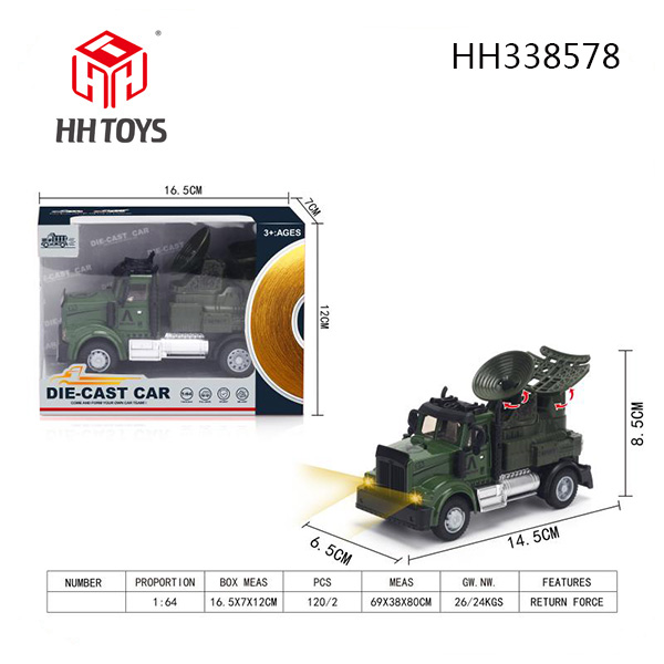 1:64 Alloy Military vehicle