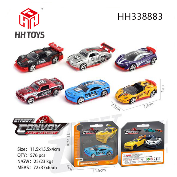 1：64合金仿真跑车