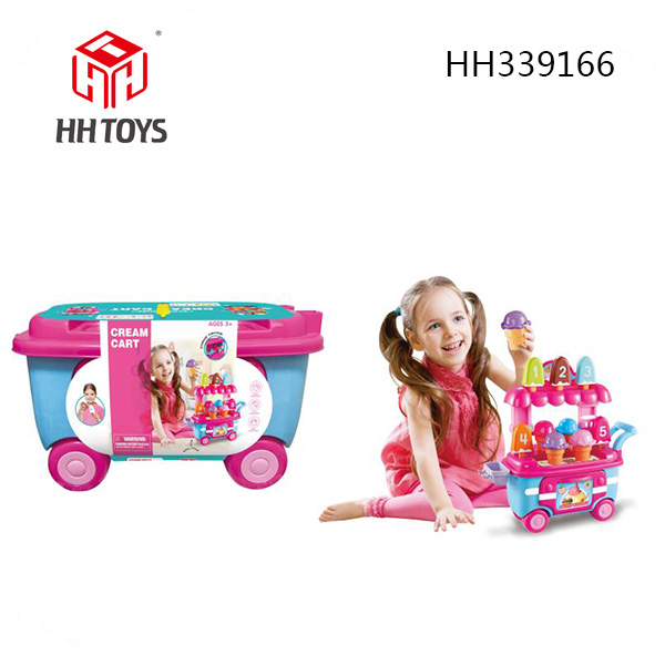 Ice cream storage car